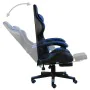 Silla gaming con reposapiés cuero sintético negro y azul von , Bürostühle - Ref: Foro24-20526, Preis: 151,71 €, Rabatt: %