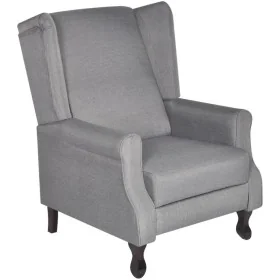 Sillón de tela gris by , Armchairs - Ref: Foro24-242206, Price: 272,30 €, Discount: %