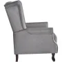 Sillón de tela gris by , Armchairs - Ref: Foro24-242206, Price: 272,30 €, Discount: %
