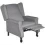 Sillón de tela gris by , Armchairs - Ref: Foro24-242206, Price: 272,30 €, Discount: %