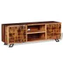 Mueble de TV de madera maciza de sheesham 120x30x40 cm by , TV Furniture - Ref: Foro24-243965, Price: 224,93 €, Discount: %