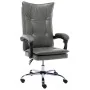 Silla de oficina de cuero sintético gris antracita von , Bürostühle - Ref: Foro24-20350, Preis: 175,21 €, Rabatt: %