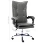 Silla de oficina de cuero sintético gris antracita von , Bürostühle - Ref: Foro24-20350, Preis: 175,21 €, Rabatt: %