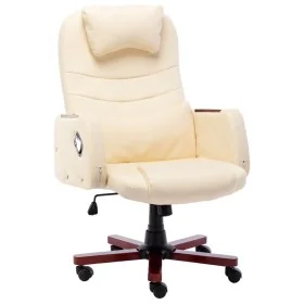 Silla de oficina de cuero sintético crema von , Bürostühle - Ref: Foro24-20378, Preis: 250,20 €, Rabatt: %