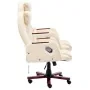 Silla de oficina de cuero sintético crema de , Sillas de oficina - Ref: Foro24-20378, Precio: 250,20 €, Descuento: %