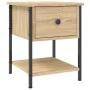 Mesita noche 2 uds madera ingeniería roble Sonoma 34x35,5x45 cm by , Nightstands - Ref: Foro24-825856, Price: 74,79 €, Discou...