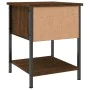 Mesita de noche madera de ingeniería marrón roble 34x35,5x45 cm by , Nightstands - Ref: Foro24-825861, Price: 38,62 €, Discou...