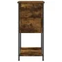 Mesita de noche madera de ingeniería roble ahumado 32x42x70 cm de , Mesitas de noche - Ref: Foro24-826097, Precio: 50,11 €, D...