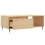 Mesa de centro madera contrachapada roble Sonoma 90x50x36,5 cm by , Coffee table - Ref: Foro24-830559, Price: 61,93 €, Discou...