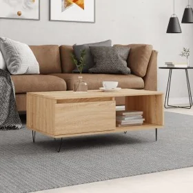 Mesa de centro madera contrachapada roble Sonoma 90x50x36,5 cm von , Couchtisch - Ref: Foro24-830567, Preis: 63,04 €, Rabatt: %