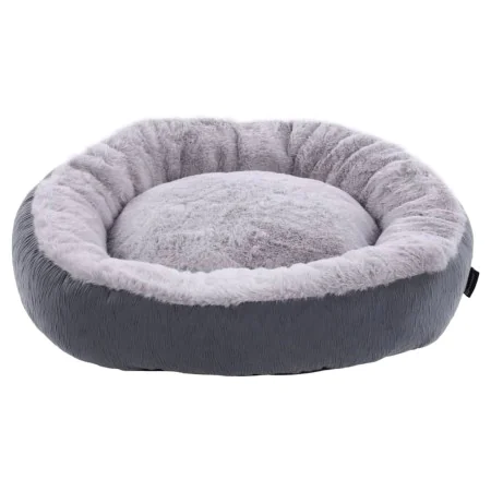 FLAMINGO Cesta para mascotas Suza redonda gris 50x50x15 cm von , Betten für Hunde - Ref: Foro24-443246, Preis: 44,13 €, Rabat...