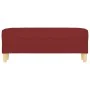 Banco de tela rojo vino tinto 100x35x41 cm by , Banks - Ref: Foro24-349381, Price: 59,39 €, Discount: %
