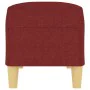 Banco de tela rojo vino tinto 100x35x41 cm by , Banks - Ref: Foro24-349381, Price: 59,39 €, Discount: %