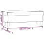 Banco de tela rojo vino tinto 100x35x41 cm by , Banks - Ref: Foro24-349381, Price: 59,39 €, Discount: %