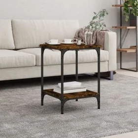 Mesa de centro madera de ingeniería roble ahumado 40x40x55 cm von , Couchtisch - Ref: Foro24-832825, Preis: 36,08 €, Rabatt: %