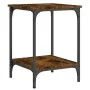 Mesa de centro madera de ingeniería roble ahumado 40x40x55 cm by , Coffee table - Ref: Foro24-832825, Price: 36,08 €, Discoun...