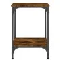 Mesa de centro madera de ingeniería roble ahumado 40x40x55 cm by , Coffee table - Ref: Foro24-832825, Price: 36,08 €, Discoun...