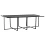 Set comedor de jardín 9 piezas y cojines ratán sintético negro by , Garden sets - Ref: Foro24-44445, Price: 691,26 €, Discoun...