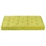 Cojín para palés algodón verde 120x80x10 cm by , Cushions for chairs and sofas - Ref: Foro24-48686, Price: 68,93 €, Discount: %