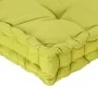 Cojín para palés algodón verde 120x80x10 cm by , Cushions for chairs and sofas - Ref: Foro24-48686, Price: 68,93 €, Discount: %