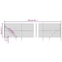 Cerca de alambre con pinchos de anclaje plateado 1,4x10 m de , Paneles de vallas - Ref: Foro24-154019, Precio: 75,46 €, Descu...