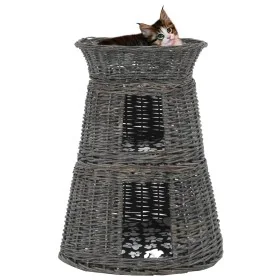 Cestas de gatos 3 uds con cojines sauce natural gris 47x34x60cm von , Katzenmöbel - Ref: Foro24-170772, Preis: 92,81 €, Rabat...