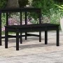 Banco de jardín madera maciza pino negro 109x44x45 cm de vidaXL, Bancos de jardín - Ref: Foro24-824008, Precio: 67,86 €, Desc...