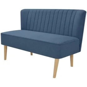 Sofá de tela azul 117x55,5x77 cm by , Sofas - Ref: Foro24-244072, Price: 263,02 €, Discount: %