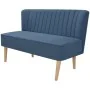 Sofá de tela azul 117x55,5x77 cm by , Sofas - Ref: Foro24-244072, Price: 263,02 €, Discount: %