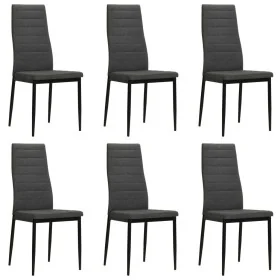 Sillas de comedor 6 unidades tela gris oscuro von , Essstühle - Ref: Foro24-275379, Preis: 236,42 €, Rabatt: %