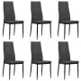 Sillas de comedor 6 unidades tela gris oscuro von , Essstühle - Ref: Foro24-275379, Preis: 236,42 €, Rabatt: %