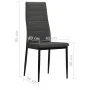 Sillas de comedor 6 unidades tela gris oscuro von , Essstühle - Ref: Foro24-275379, Preis: 236,42 €, Rabatt: %