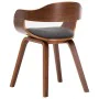 Sillas de comedor 2 unidades tela y madera curvada gris oscuro von , Essstühle - Ref: Foro24-279476, Preis: 418,94 €, Rabatt: %