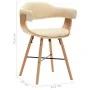 Sillas de comedor 4 uds cuero sintético y madera curvada crema von , Essstühle - Ref: Foro24-279497, Preis: 602,64 €, Rabatt: %