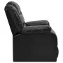 Sillón reclinable cuero sintético negro de , Sillones - Ref: Foro24-288495, Precio: 244,32 €, Descuento: %