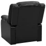 Sillón reclinable cuero sintético negro de , Sillones - Ref: Foro24-288495, Precio: 244,32 €, Descuento: %