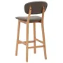 Taburetes de cocina 2 unidades tela gris taupe by , Kitchen stools - Ref: Foro24-289376, Price: 156,95 €, Discount: %