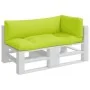 Cojines para sofá de palets 3 unidades tela verde claro by , Cushions for chairs and sofas - Ref: Foro24-314668, Price: 48,61...