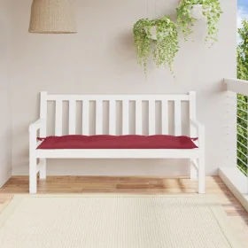Cojín de banco de jardín tela Oxford rojo tinto 150x50x7 cm von , Kissen für Stühle und Sofas - Ref: Foro24-314965, Preis: 37...