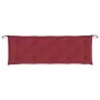 Cojín de banco de jardín tela Oxford rojo tinto 150x50x7 cm von , Kissen für Stühle und Sofas - Ref: Foro24-314965, Preis: 37...