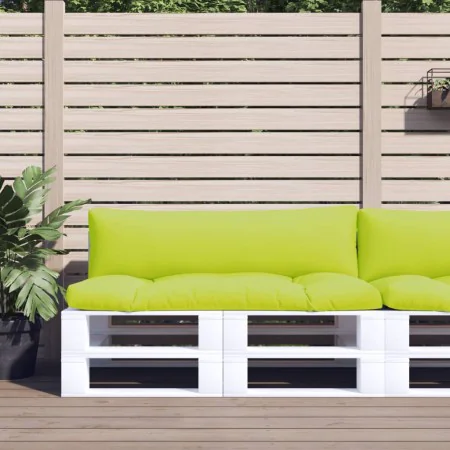 Cojines para sofá de palets 2 unidades tela verde claro by , Cushions for chairs and sofas - Ref: Foro24-314656, Price: 51,68...