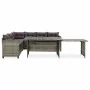 Set de muebles de jardín 2 pzas y cojines ratán sintético gris von , Gartensets - Ref: Foro24-316871, Preis: 734,09 €, Rabatt: %