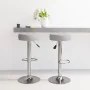 Taburetes de cocina 2 unidades tela gris de , Taburetes de cocina - Ref: Foro24-332971, Precio: 107,91 €, Descuento: %