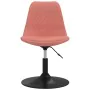Sillas de comedor giratorias 4 unidades de terciopelo rosa by , dining chairs - Ref: Foro24-338379, Price: 246,14 €, Discount: %