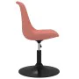 Sillas de comedor giratorias 4 unidades de terciopelo rosa by , dining chairs - Ref: Foro24-338379, Price: 246,14 €, Discount: %