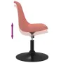 Sillas de comedor giratorias 4 unidades de terciopelo rosa by , dining chairs - Ref: Foro24-338379, Price: 246,14 €, Discount: %