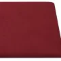 Paneles de pared 12 uds terciopelo rojo tinto 30x15 cm 0,54 m² de , Recubrimiento de paredes - Ref: Foro24-343783, Precio: 21...
