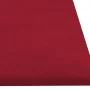 Paneles de pared 12 uds terciopelo rojo tinto 60x15 cm 1,08 m² de , Recubrimiento de paredes - Ref: Foro24-343839, Precio: 33...