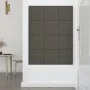 Paneles de pared 12 uds terciopelo gris oscuro 30x30 cm 1,08 m² by , Wall covering - Ref: Foro24-344043, Price: 37,06 €, Disc...