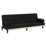 Sofá cama con reposabrazos tela negro by , Sofas - Ref: Foro24-351939, Price: 277,70 €, Discount: %